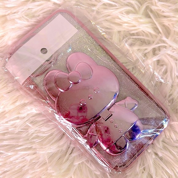 🆕 Sanrio iPhone 15 Protective Hard Case w/Hidden Mirror & Hinged Kickstand - Picture 5 of 14